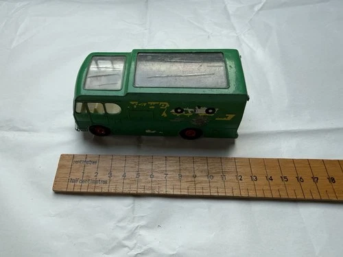 Matchbox Lesney King Size K-5 Racing Car Transporter Green 1960s Vintage