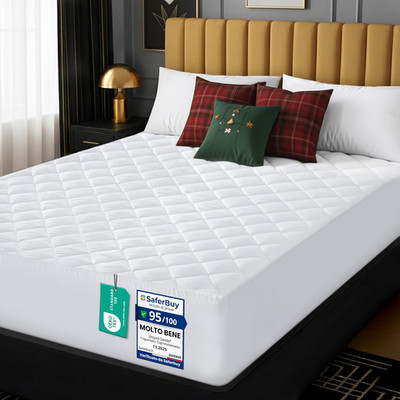 Utopia Bedding gesteppte Matratzenauflage, elastischer Rock Matratzenauflage, Kleider