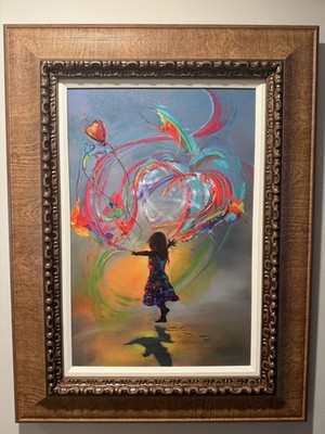 Jim Warren - Spirit of a Young Mother Nature - Embellished Giclee with COA