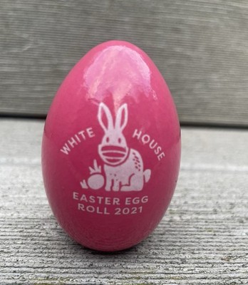 RARE 2021 White House Easter Egg Roll Pink CANCELLED Event Masked Bunny Biden