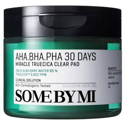 Some By Mi AHA BHA PHA 30 Tage Miracle Truecica Peeling Pads Gesicht 70 Stück