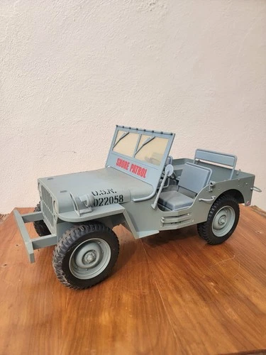 GI Joe Jeep Shore Patrol Vehicle Jeep Rare