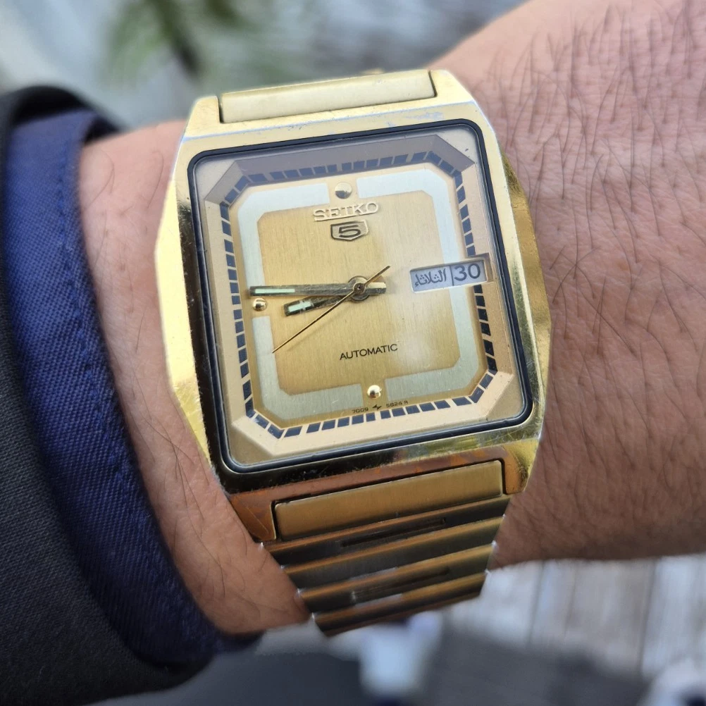 Seiko 5 Mechanical (Automatic) Square Wristwatches for sale - eBay