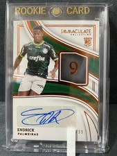 Endrick 2024 Panini Immaculate Soccer RC Rookie AUTOGRAPH Card #IN-E