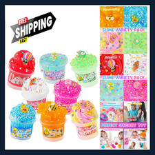 Slime Variety Pack Different Textures 8 x 100ml Kids Slime Kit Party Favors