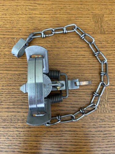 Duke Trap #1CS Coil Spring Trap 4 Inch For Mink Raccoon Appears Unused