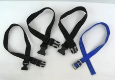 Lot of 4 Dog Training Replacement Nylon Collar Straps 3/4" Wide x 16" Long
