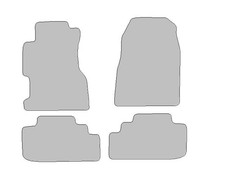 Fußmatten passend für Honda Civic VII Typ ES, ET, EP 3 türig (Baujahr 2000 - 200