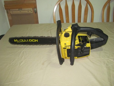 #ad #ad MCCULLOCH PRO MAC 510 16quot; BAR GAS CHAINSAW W BAR amp; CHAIN FOR PARTS OR REPAIR $59.99