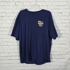 Chris Stapleton Men's XXL Blue White Horse Double Sided T Shirt 