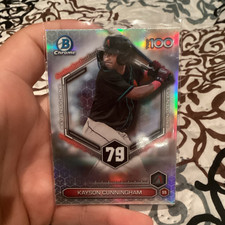 2025 Bowman Draft Top 100 Kayson Cunningham Arizona Diamondbacks Insert #BDC-84