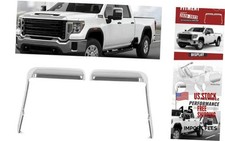 Mirror Cover Compatible with 2020-2023 Chevy Silverado GMC Sierra Silvery