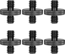 6 Pack Precision Made 1/4" Male Camera Mount Screws - Durable Aluminum Alloy