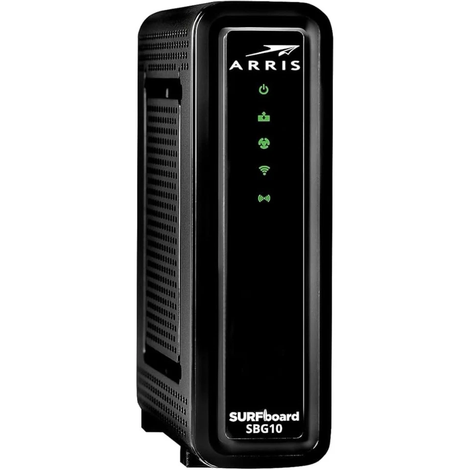ARRIS SURFboard SBG10 DOCSIS 3.0 16 x 4 Gigabit Cable Modem & AC1600 Wi-Fi - Image 4 of 4