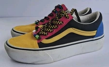 Authentic Old Skool Platform “Vans Beads” Bead Shoes Sneakers Men's 5.5 Womens7 