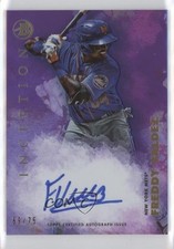 2021 Bowman Inception Fuchsia Foil 69/75 Freddy Valdez #PA-FV Auto 0m8