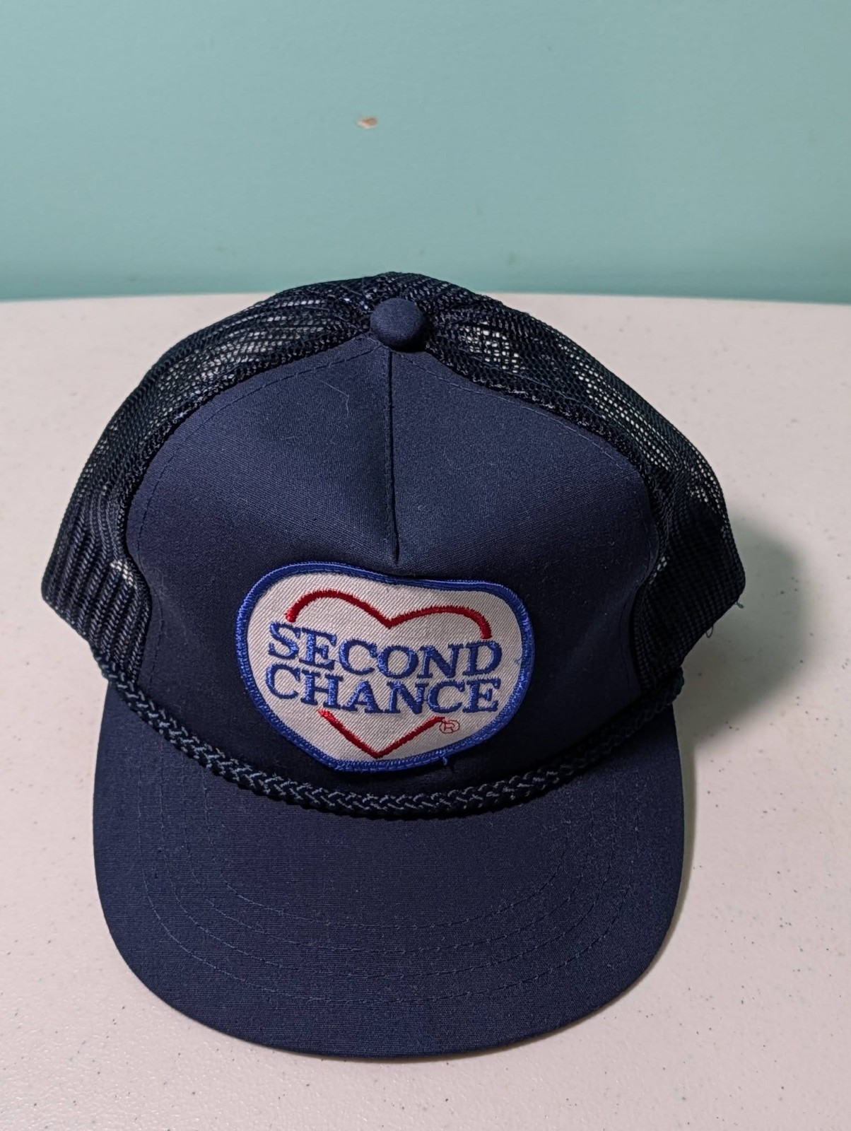 Second Chance Patch Mesh Snapback Trucker Hat Vin… - image 11