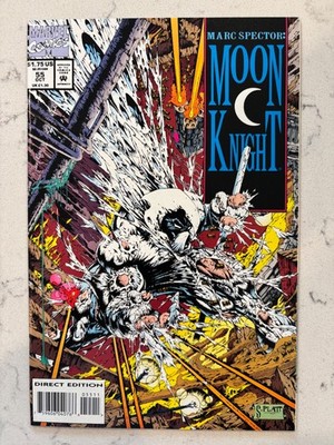 1993 Marc Spector: Moon Knight, V1 #55 *KEY* 1st Published Stehpen Platt art