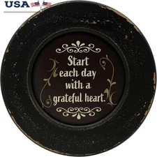 Rustic Wood Handcrafted Alphabet Sign Vintage Farmhouse Tabletop Decor Gift New