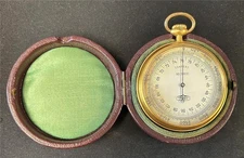 Lufft Pocket Barometer - Rare Model - Original Case - Germany - circa 1920's