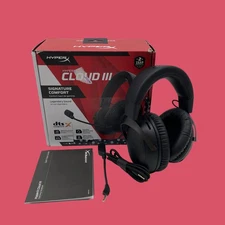 HyperX Cloud III Wired Gaming Headset DTS Spatial Audio Black #FS8220