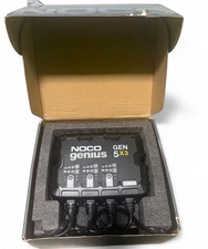 NOCO Genius GEN5X3 3-Bank 15A Onboard Battery Charger-5A Per Bank 12V-READ!!
