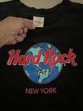 Vintage Hard Rock Cafe New York Black T Shirt Mens XL Single Stitch Made In USA
