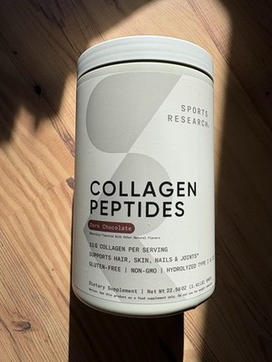 Sports Research Collagen Peptides Powder Dark Chocolate 22.58 oz