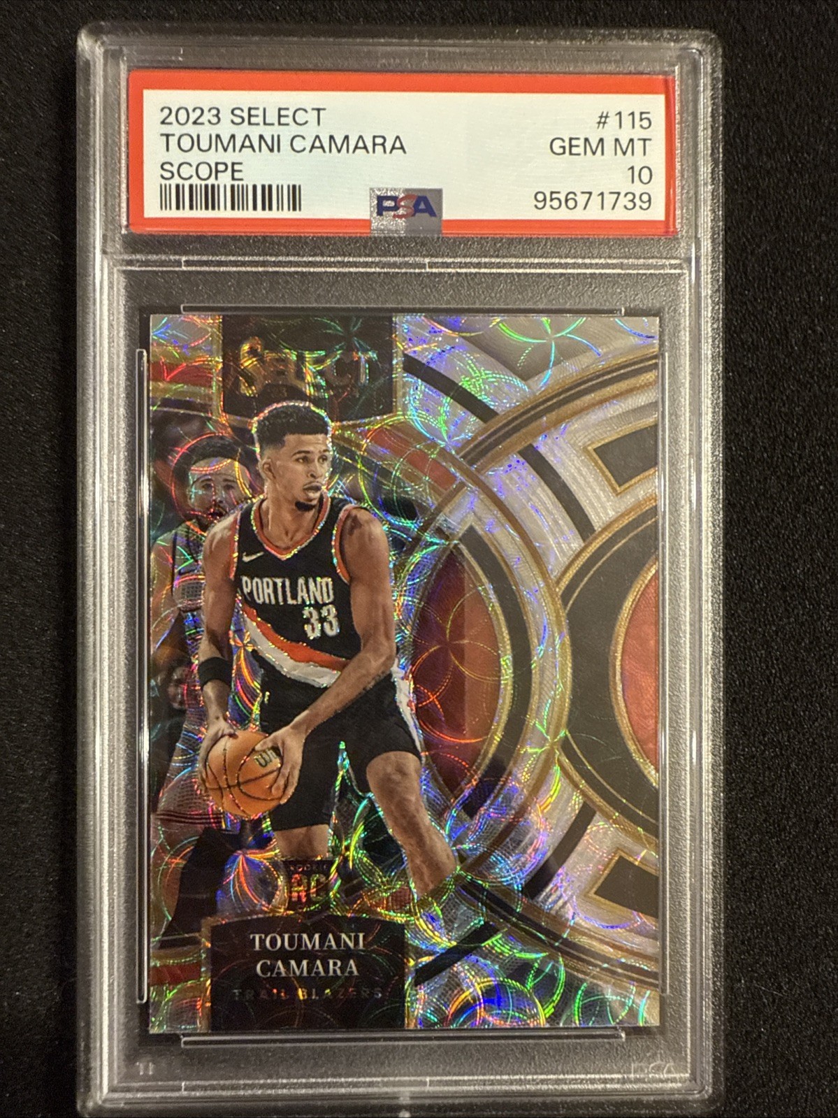 2023 Select Toumani Camara Scope SP #115 PSA 10