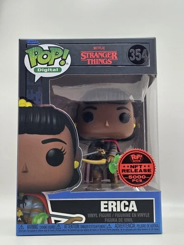 Funko Pop! Digital #354 Stranger Things S2 Erica Ultra LE 5,000 + Protector
