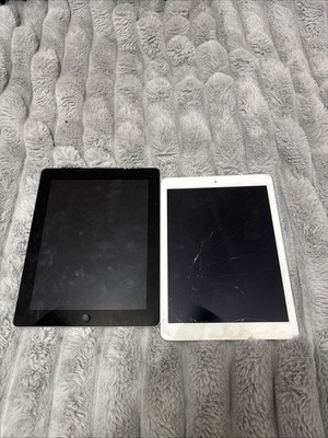 Apple iPad - Lot of 2 FOR PARTS ONLY A1458 A1474