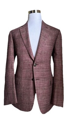 Giorgio Armani Men Sport Coat Jacket Blazer Burgundy 40R US/50R Eu NWT $2895