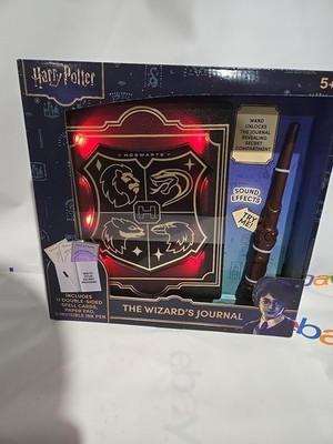 Harry Potter The Wizards Journal Unlocks W/ Wand Lights & Sounds Secret Spells 