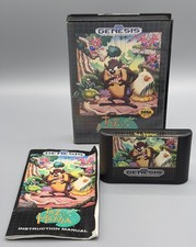 Taz-Mania (Sega Genesis, 1992) Complete with Manual CIB Cleaned & Tested✅