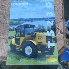 MATBRO TS230 Forklift SALES LEAFLET double sided sales brochure 
