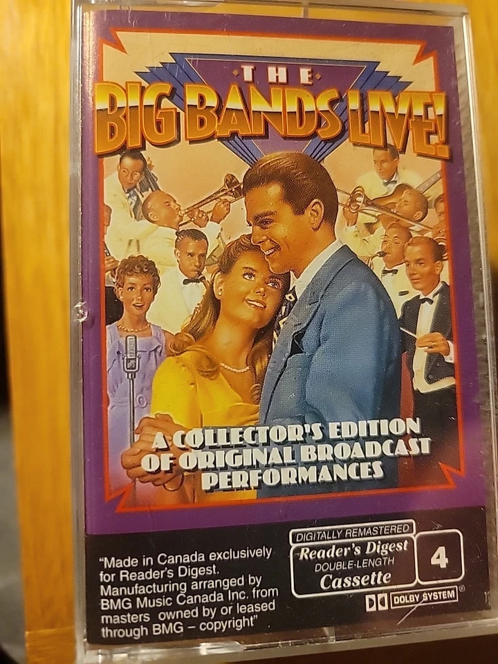 The Big Bands Live 4 cassettes readers digest cassette - Image 2 of 4
