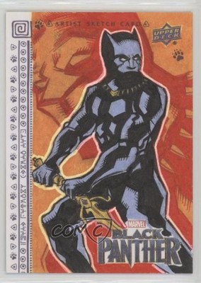 2018 Upper Deck Marvel Black Panther 1/1 Chris Willdig #SKT Auto Sketch 4rs