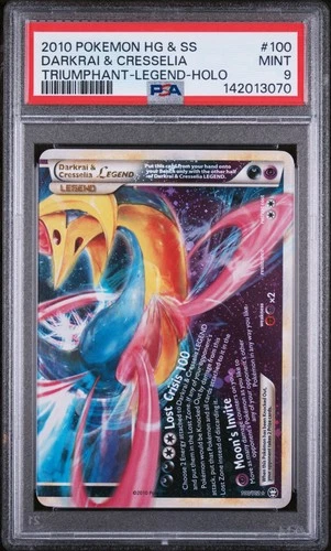 Darkrai & Cresselia Legend Holo 100/123 PSA 9 Pokemon