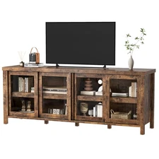 SLEKVERSA TV Stand for 65 Inch - Entertainment Center with Storage Cabinet, 4...