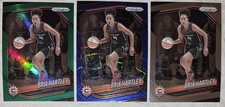 BRIA HARTLEY PRIZM BLUE LAZER, GREEN PRIZM 2025 Panini Prizm #86 & Base SUN