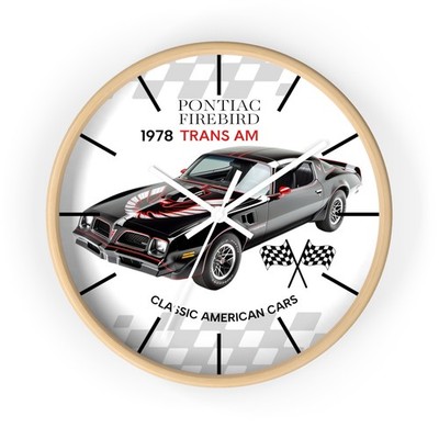 1978 Pontiac Firebird Trans Am Wall Clock | Classic American Car