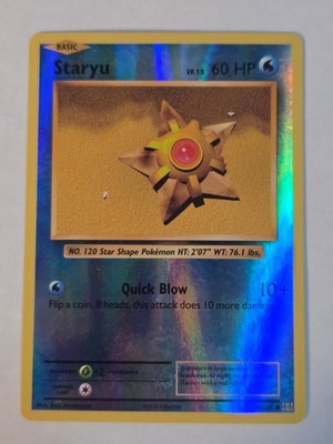 Staryu 30/108 Common Evolutions Pokemon REVERSE HOLO NM