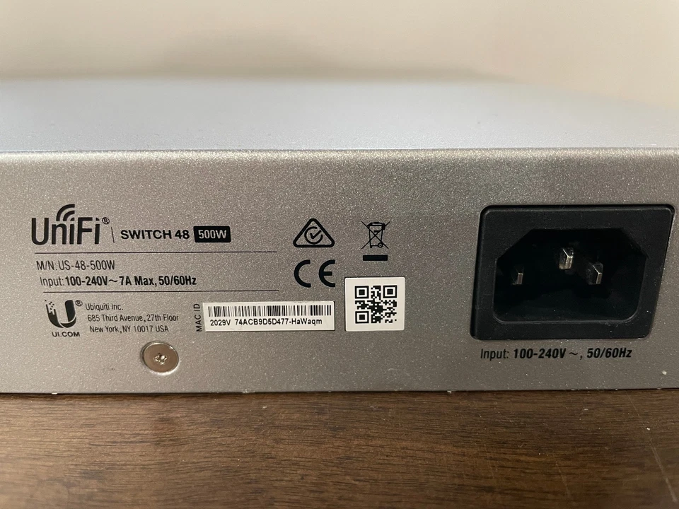 Ubiquiti Networks UniFi (US-48-500W) 48-Port Rack-Mountable Serial Switch - Image 3 of 3