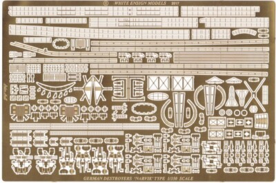 WEM (PE35186) 1:350 Narvik Type 1936A (Mob) Etched Parts for Trumpeter/Dragon