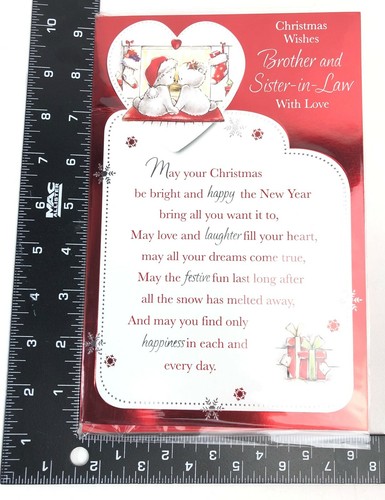 Christmas Card Traditional Brother Sister Mum Dad Xmas Greeting Cards -in-Law - Picture 36 of 182