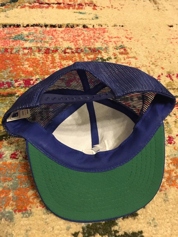 De colección De los 80 Años 80 Kansas City Royals Gorra de Béisbol Gorra Malla A Presión Trasera Nueva KC Foto 3 de 4