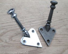 Cast Iron Vintage Arts And Crafts / Art Nouveau Coat Hooks Hanging Voysey Pegs