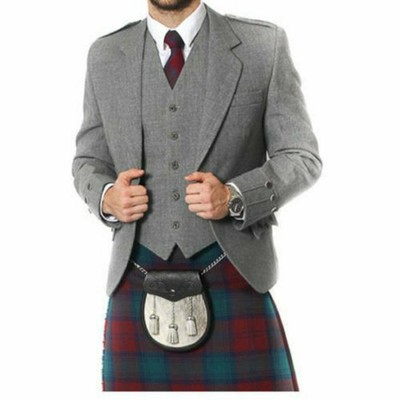 light grey kilt jacket