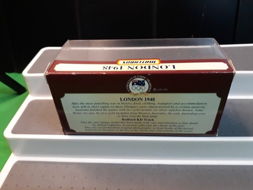MATCHBOX OLYMPIC HERITAGE COLLECTABLE bedford kd truck london SERIES 1 LTD ED - Picture 4 of 5