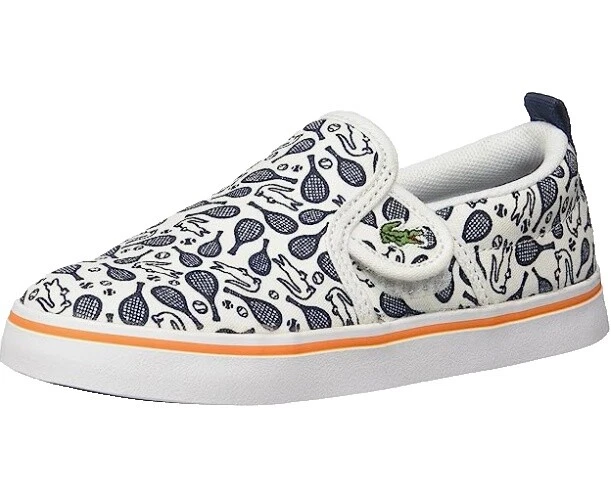 Lacoste Blanco Zapatos unisex para niños